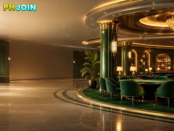Casino lobby interface showcasing featured games